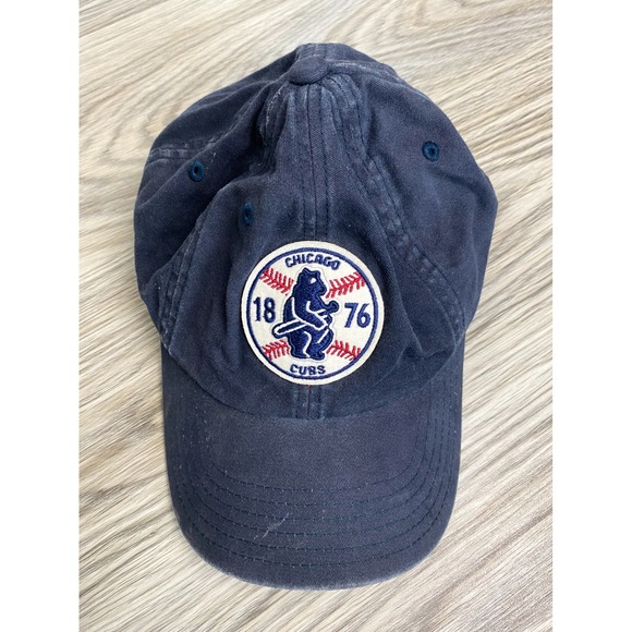American Needle Chicago Cubs Dad Hat Navy Blue Baseball Retro Vintage Adjustable - Picture 2 of 7